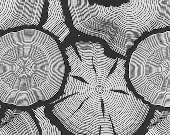 Wood Grain - Underglaze Transfer Sheet