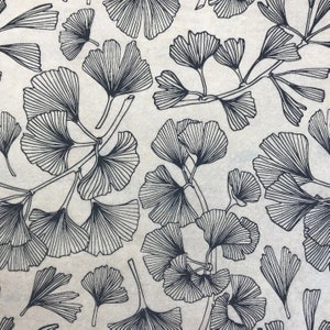 Foglie di Ginkgo - Foglio di trasferimento sotto smalto - Scegli il colore