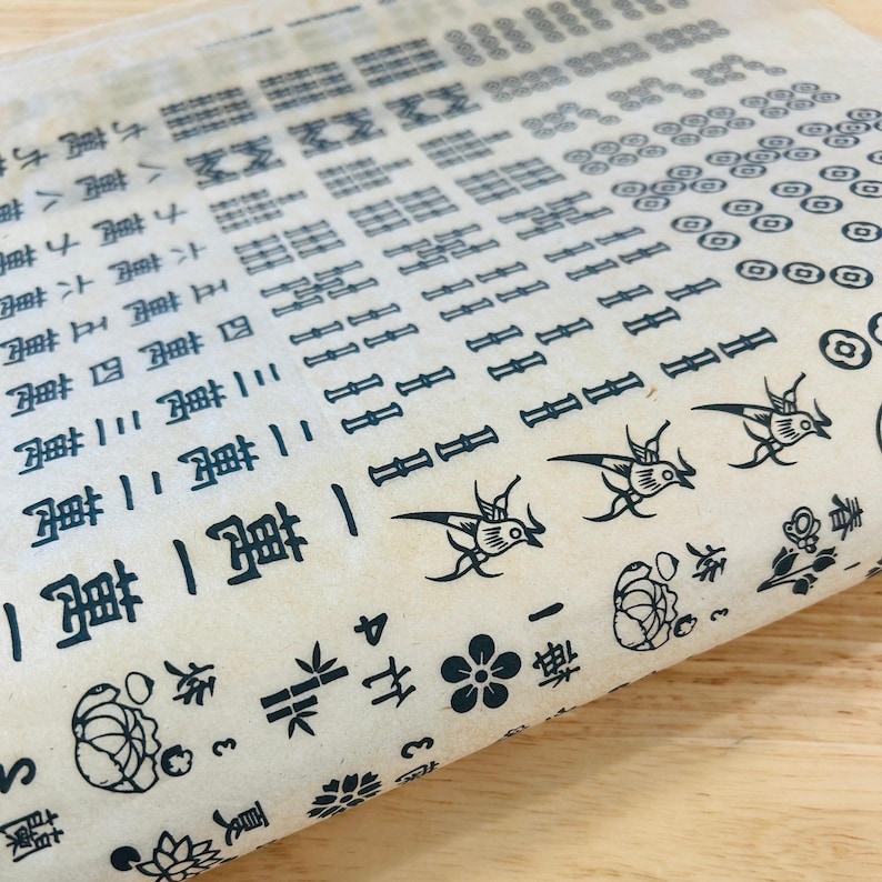 Mahjong - Unterglasur Transfer Sheet Bild 2