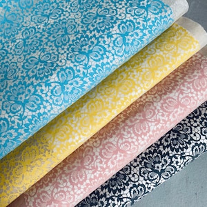 Blommig spets - Underglasyröverföringsark