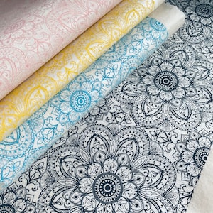 Mandala (centro chiuso) - Foglio di trasferimento sotto smalto - Scegli il colore