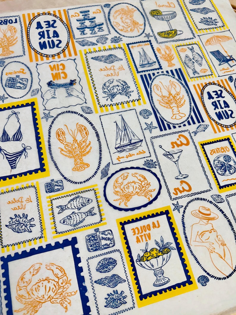 Italian Summer - Underglaze Transfer Sheet image 4