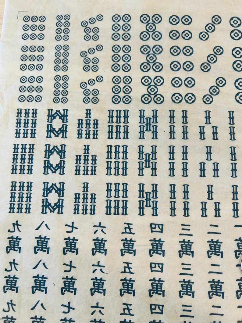 Mahjong - Unterglasur Transfer Sheet Bild 4