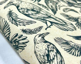 Ravens - Underglaze Transfer Sheet