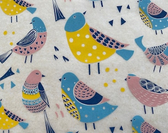 Birds - transfervel voor onderglazuur