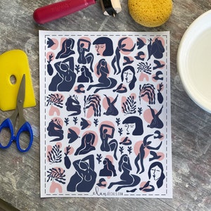 Matisse - Foglio di decalcomanie per smalto