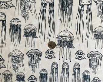 Jellyfish - Underglaze Transfer Sheet - Black