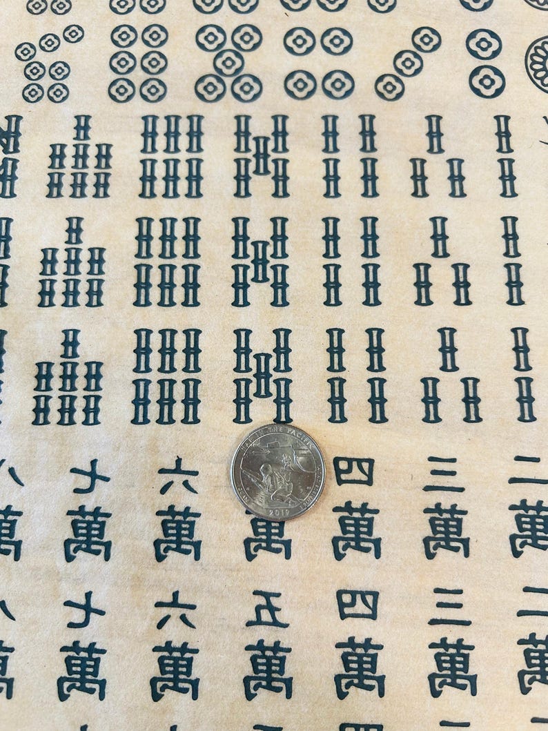 Mahjong - Unterglasur Transfer Sheet Bild 5