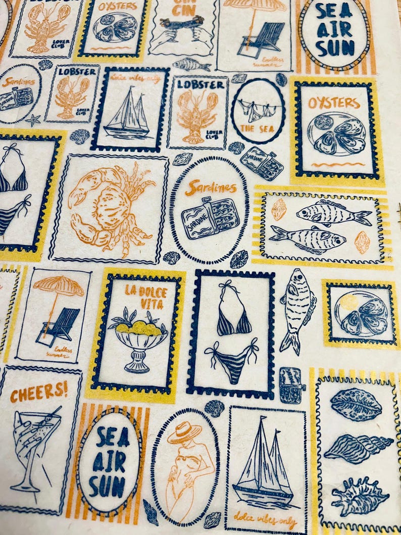 Italian Summer - Underglaze Transfer Sheet image 13
