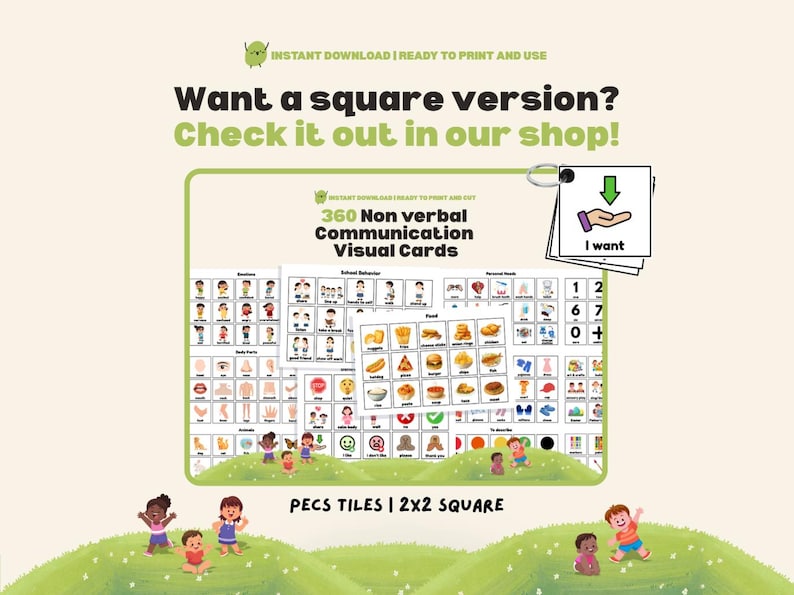 360+ Basic PECS Bundle Picture Communication Cards Autism Communication Nonverbal Visual Aid Printable Flashcards for Home, School, Therapy image 9