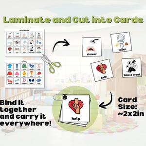 150 Nonverbal Communication Visual Cards Autism Visual Aid Printable ...