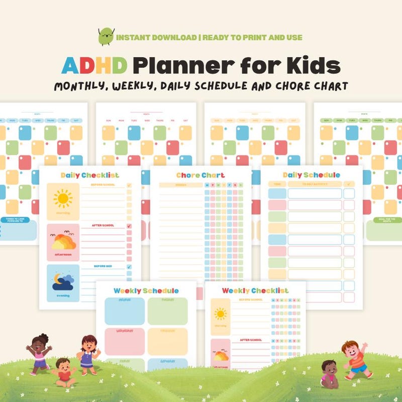 Adhd Enfant Routine - Etsy UK