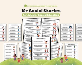 Autism Social Stories | Visual Supports, Big Feelings (Printable PDF)