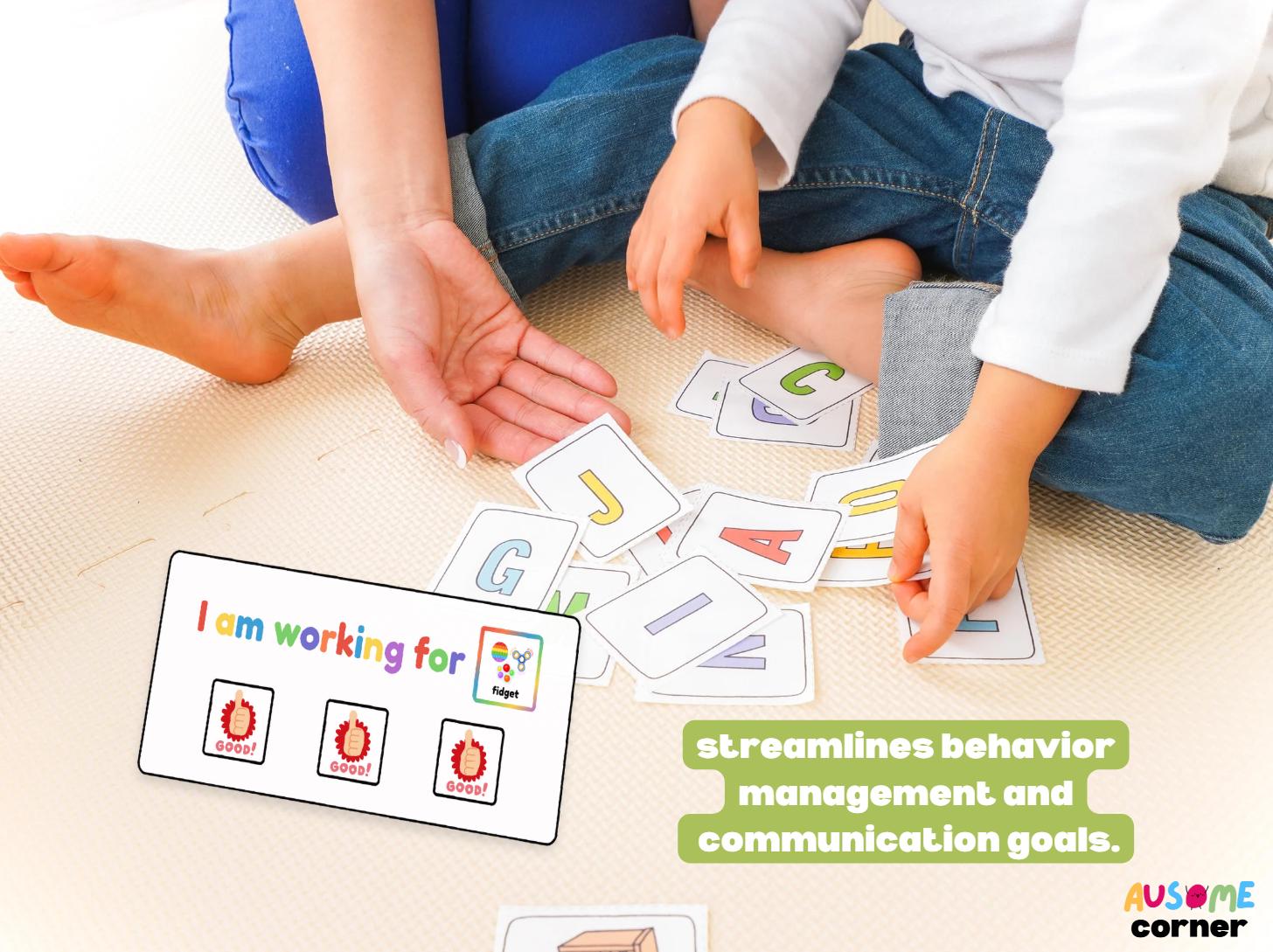 Printable Token Board Behavior Chart Kids Reward Chart ABA Therapy ...
