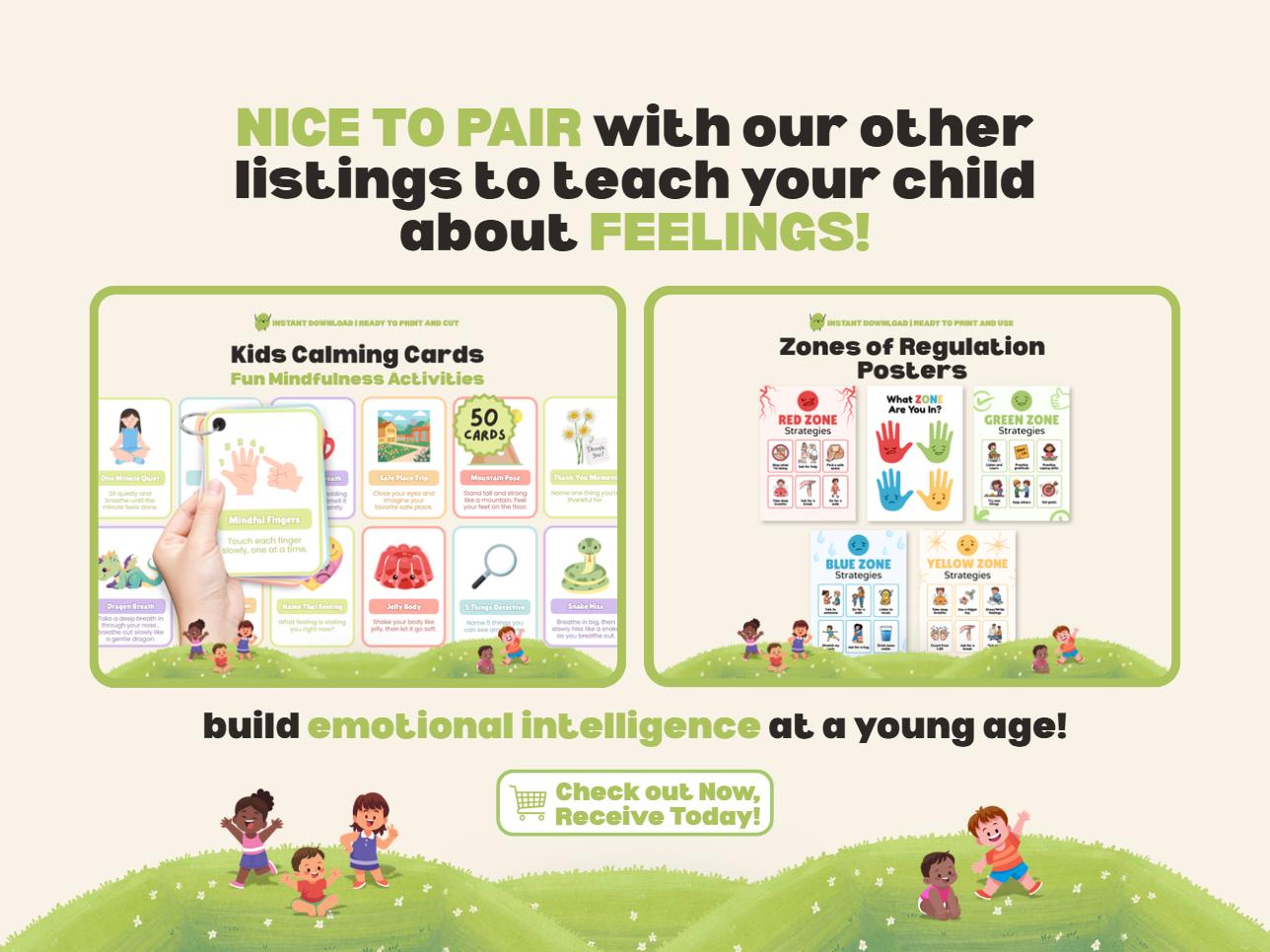Feelings and Needs Chart Kids I Feel I Need Chart Preschool ...