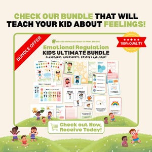Kaarten copingvaardigheden Kinderen Aardingstechnieken ADHD Zelfregulatie Autisme Gevoelens Flashcards Mindfulness Calm Down Corner Flashcards afbeelding 4