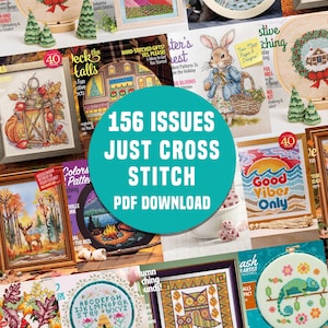 Just Cross Stitch Magazine: 156 Issues (PDF Download)