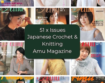 Japanese Crochet and Knitting Magazine: 51 Issues PDF Download