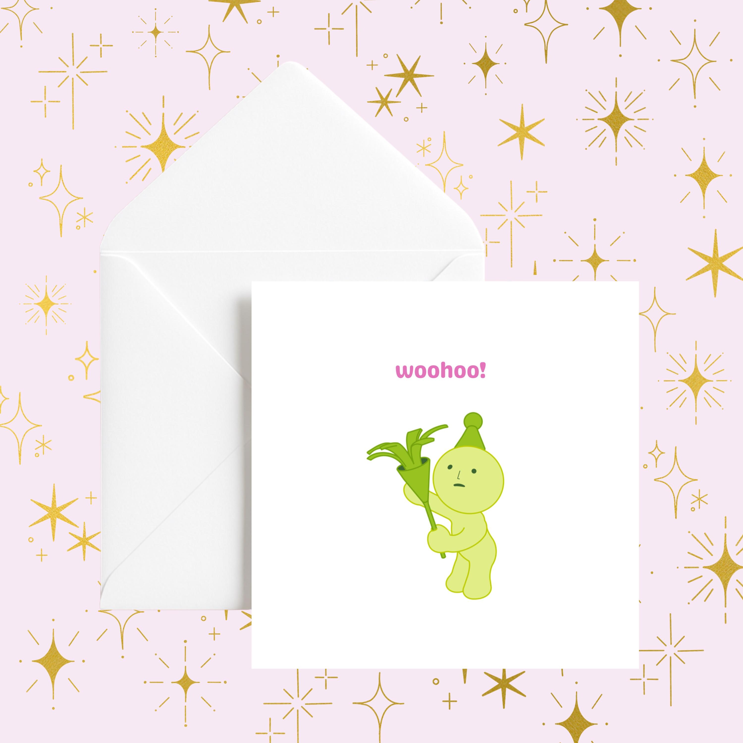 Smiski Greeting Card – Kawaii Celebration or Birthday Card - Etsy