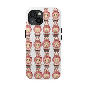 labubu phone cover Cute Bunny Phone Case | Tough Phone Case, Gift, labubu Phone Cover, Spring Accessory,