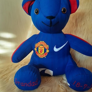 Memory Bear Keepsake Bereavement Bear Personalised UK loved ones clothing Teddy Free Postage image 5