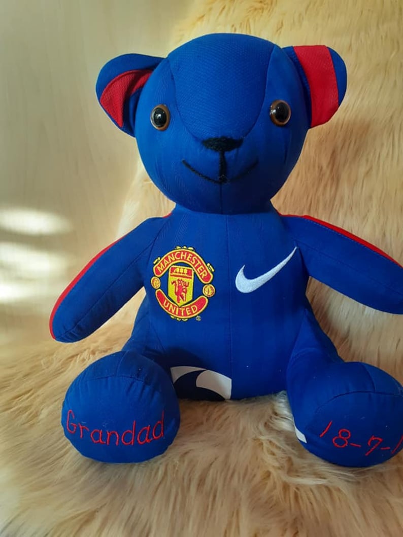 Memory Bear Keepsake Bereavement Bear Personalised UK loved ones clothing Teddy Free Postage image 5