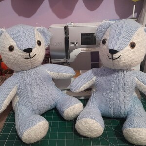 Memory Bear Keepsake Bereavement Bear Personalised UK loved ones clothing Teddy Free Postage image 19