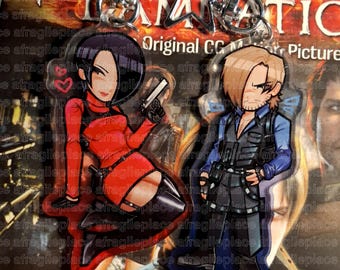 Llaveros de Resident Evil - Leon y Ada