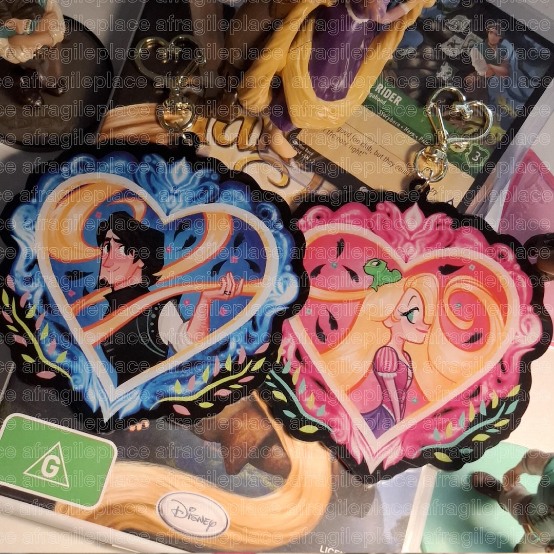 Flynn Rider Key Chain Tangled - Rapunzel & Flynn Rider Matching Jumbo Keychains - Etsy