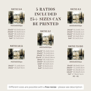 Elegant chateau wall decor for family room — Soft brushstrokes and romantic morning light create a tranquil focal point in your space.