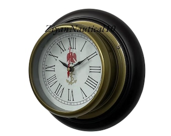 Vintage Chelsea Clock Co. Boston Porthole Clock. U. S. Maritime