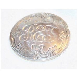 Vintage Sterling Kirk & Sons Sterling Silver Floral Engraved Brooch Jewelry