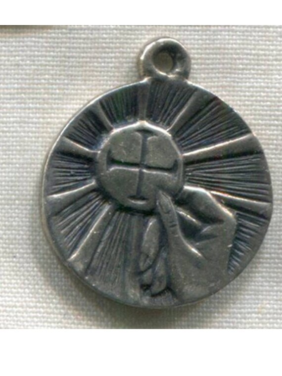 Vintage James Avery First Communion Silver Religious Medal Etsy