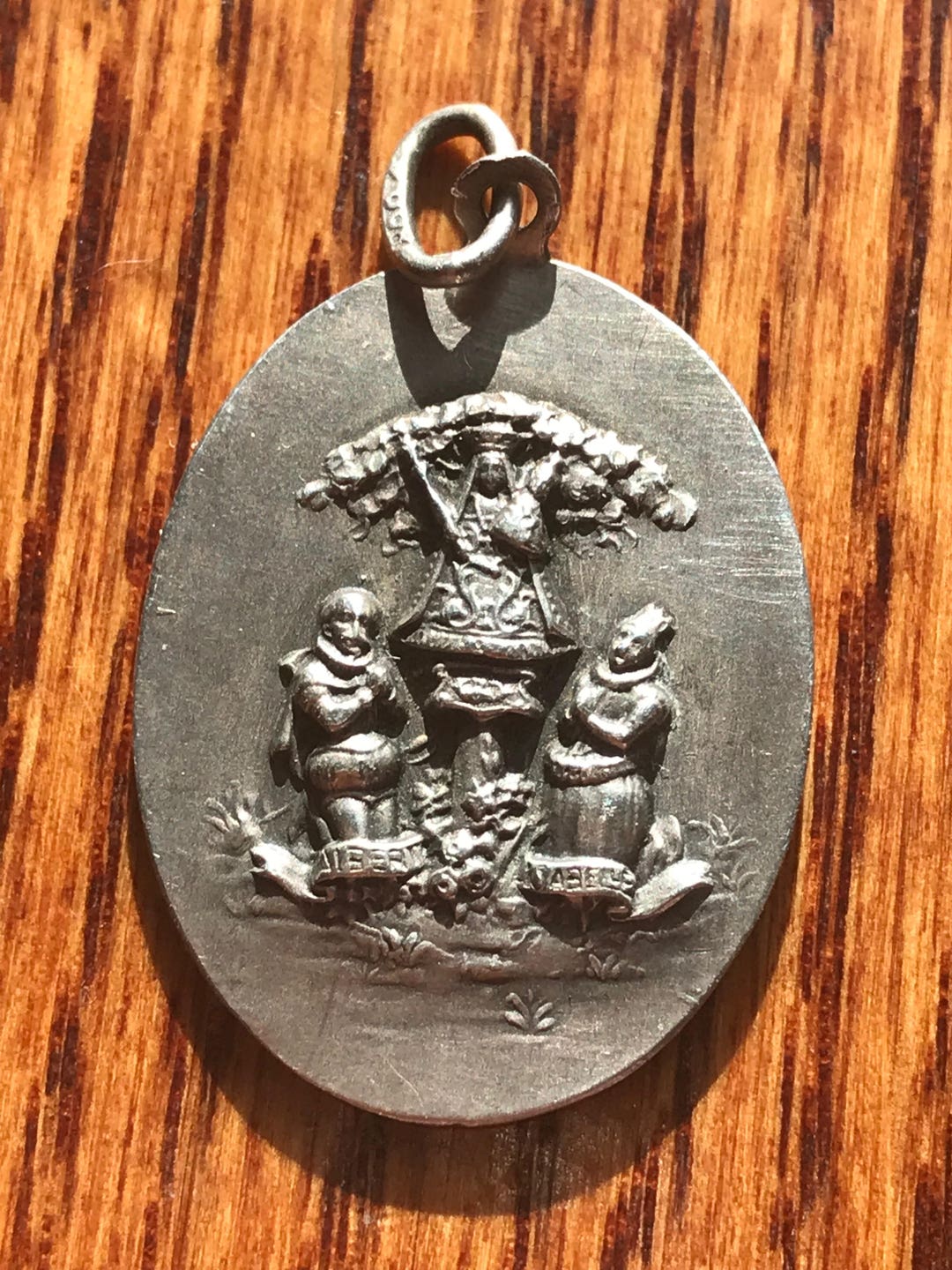 Vintage Notre Dame Medal Pendant - Etsy