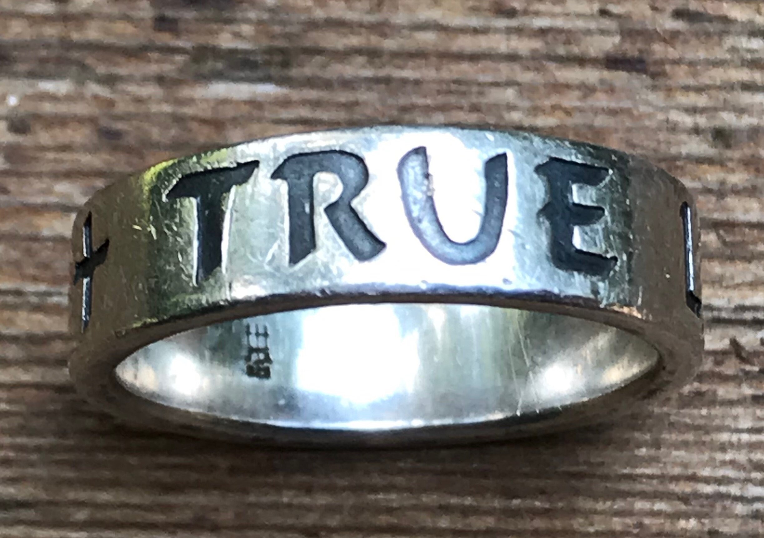 True Love Waits Ring, Sterling Silver Thin Band for Girls – North