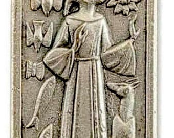 Dog Tag - Saint Francis Pet Medal for Collar