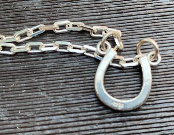 Collana Ferro Di Cavallo In Argento Sterling 925 - Ciondolo Portafortuna 18'' - FashionJunkie4Life