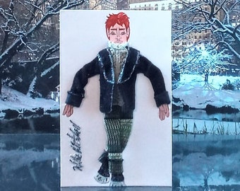 3-D Fashion Post Card (Titled: Trendy Winter 2023)