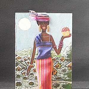 Medium 3D Fashion Grußkarte (The Nu Nubian Card Collection Summer '21)