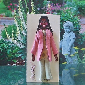 Kleine 3-D Fashion Grußkarte (The Pretty Pastel 2020 Edition)