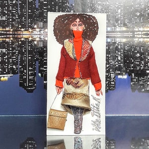 Kleine 3-d-Mode-Grußkarte (NYC Karte Sammlung /New York schicke 2019 Ausgabe)