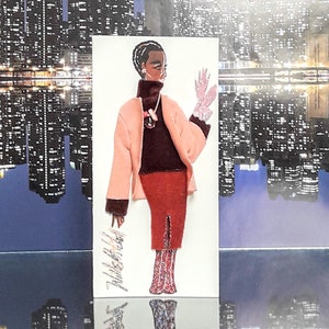 Kleine 3-d-Mode-Grußkarte (NYC Karte Sammlung /New York schicke 2019 Ausgabe)