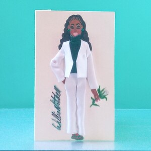 Medium 3-D Fashion Greeting Card (Titled: Chic Aesthetic Spring 2023 Edition)