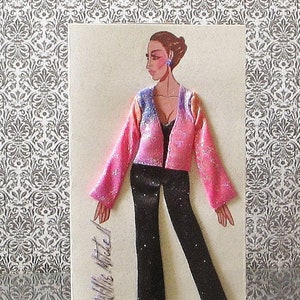 X-Large 3-D Fashion Grußkarte (Die festliche Flair Collection Urlaub 2019 Ausgabe)