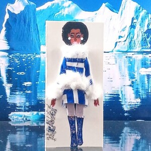 Kleine 3-D Fashion Wenskaart (Chic Impression Winter '23 Edition)