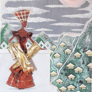 XL 3-D Pintura de moda (Titulado: Su Majestic View)