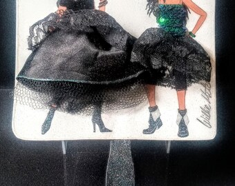 3-D Fashion Fan: "The Still A Thrill Series" Inspired by Jody Watley