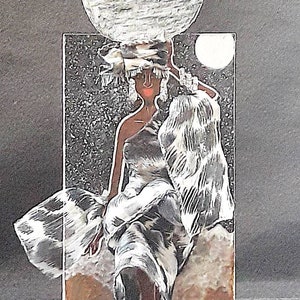 Medium 3D Fashion Grußkarte (The Nu Nubian Card Collection Summer '21)