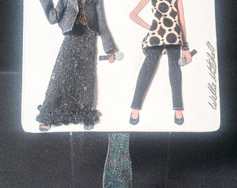 3-D Fashion Fan: "The Still A Thrill Series" Inspired by Jody Watley