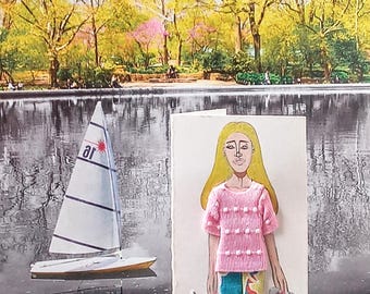 Mini 3-D Fashion Greeting Card (Titled: Teen Vibrance Card Collection Summer Edition '25)